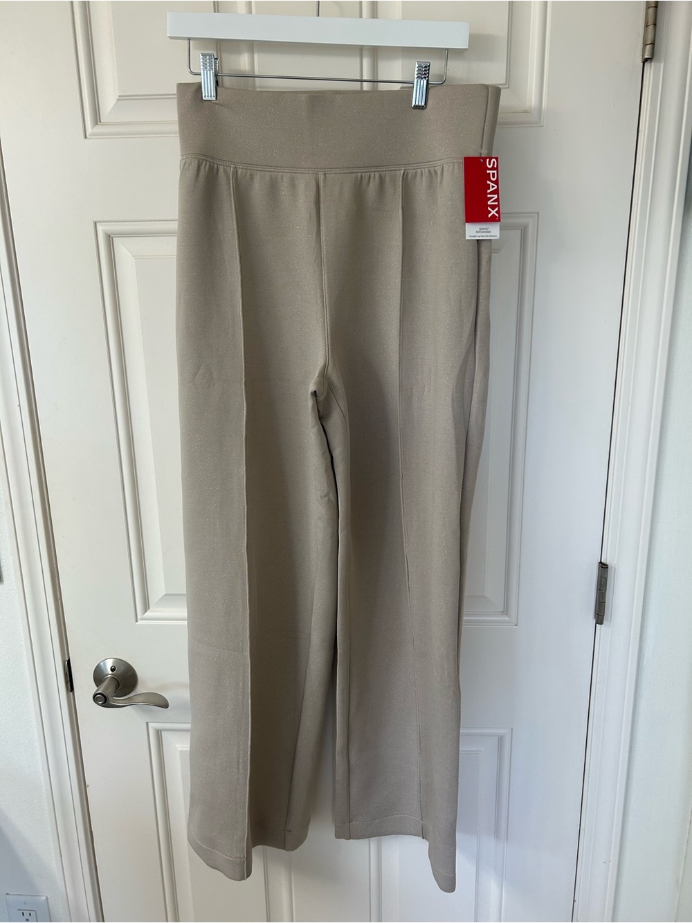 SPANX straight leg paint with shimmer